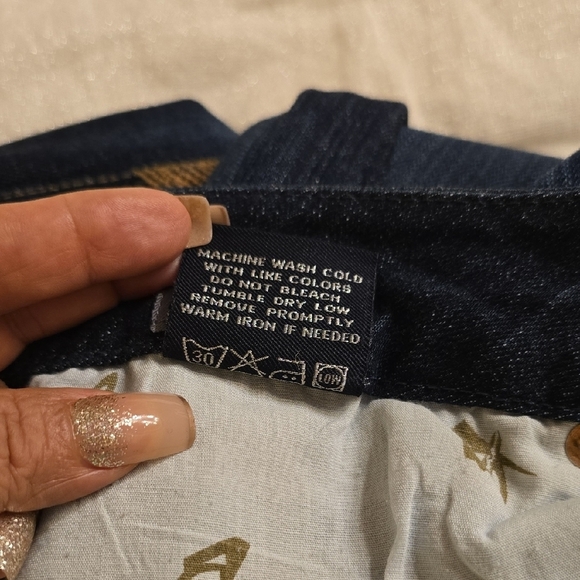 Seven7 Blue Straight Leg Jeans Classic Denim - Picture 12 of 12